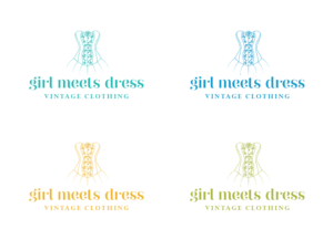 Logo Design by wonderland for Girl Meets Dress | Design: #24018927