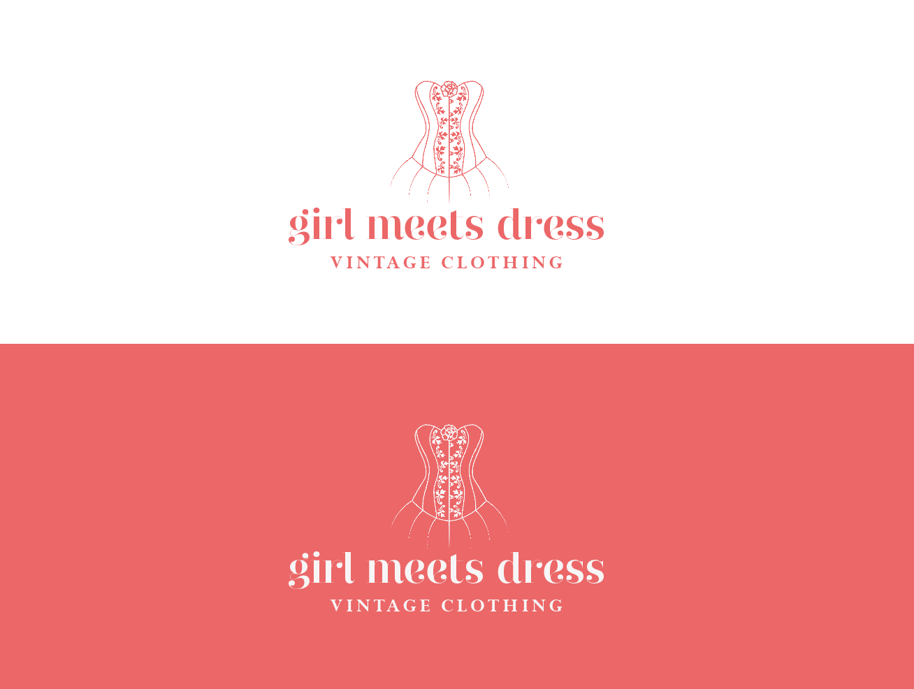 Logo Design by wonderland for Girl Meets Dress | Design #24018973