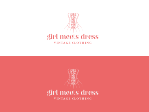 Logo Design by wonderland for Girl Meets Dress | Design: #24018973