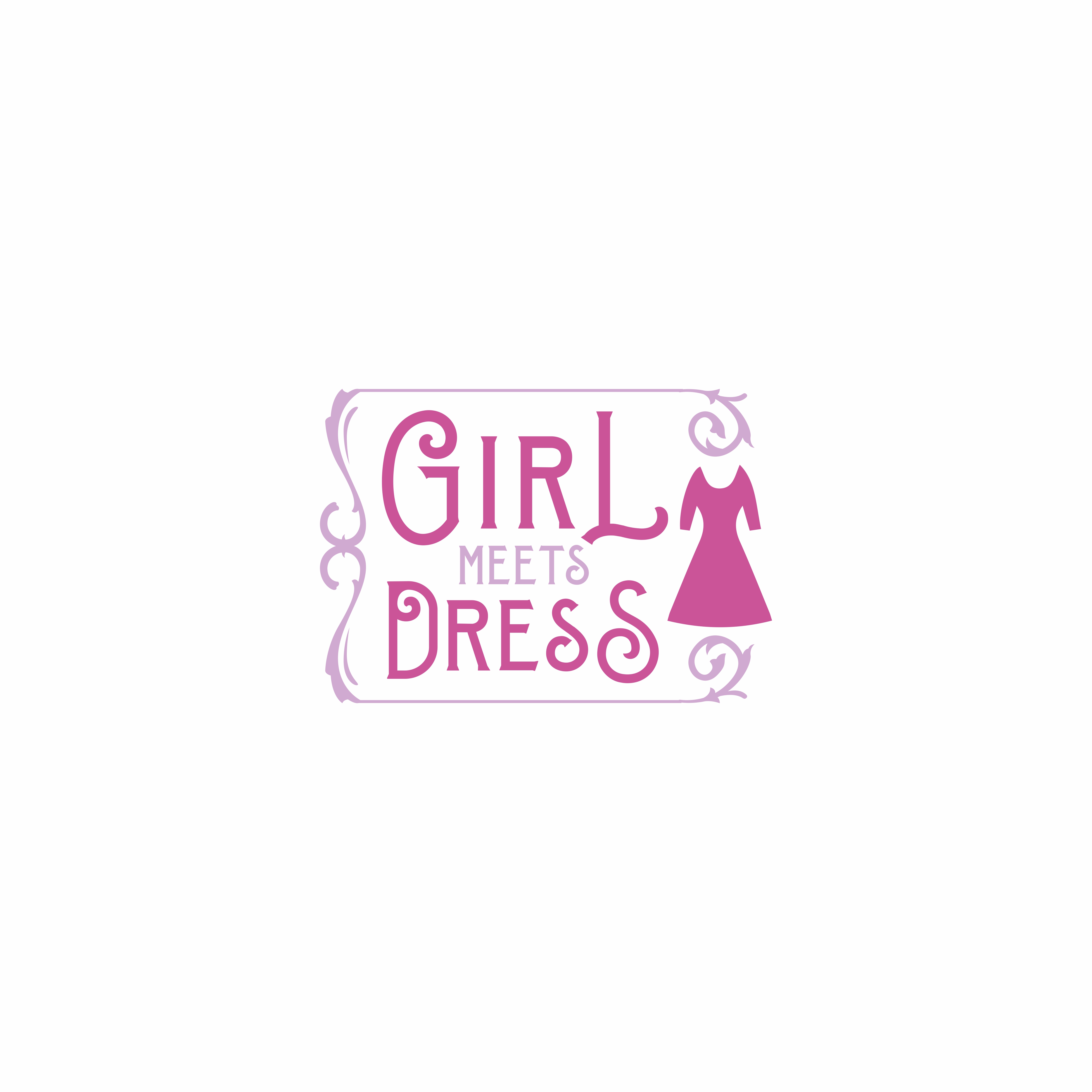 Logo Design by 4AD for Girl Meets Dress | Design #24051916