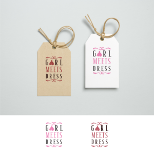 Logo Design by 4AD for Girl Meets Dress | Design: #24056080