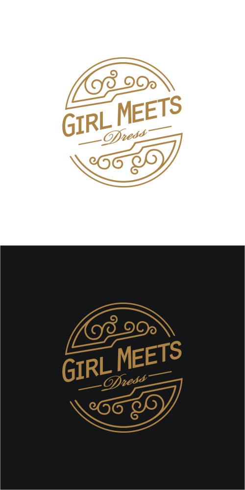 Logo Design by iamrady for Girl Meets Dress | Design #24030668