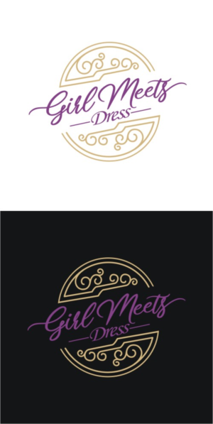 Logo Design by iamrady for Girl Meets Dress | Design: #24033757