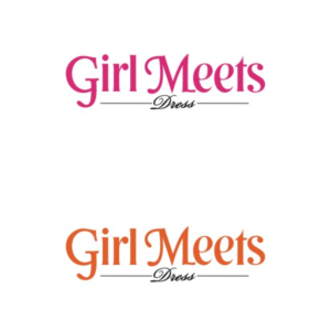 Logo Design by iamrady for Girl Meets Dress | Design: #24045486