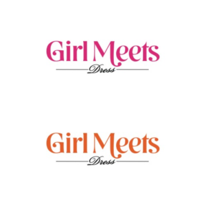 Logo Design by iamrady for Girl Meets Dress | Design: #24045493