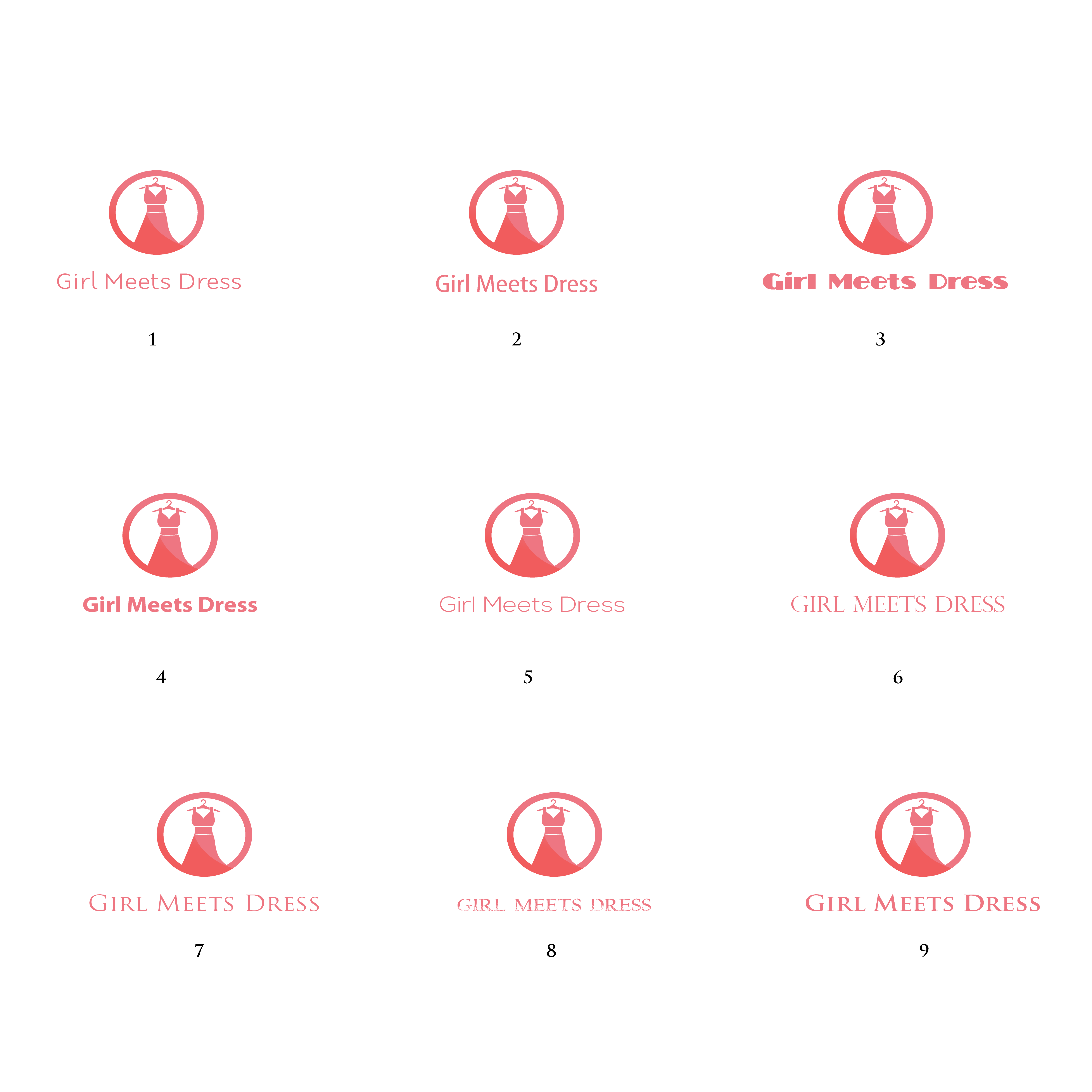 Diseño de Logo por amiofice 2 para Girl Meets Dress | Diseño #24021342