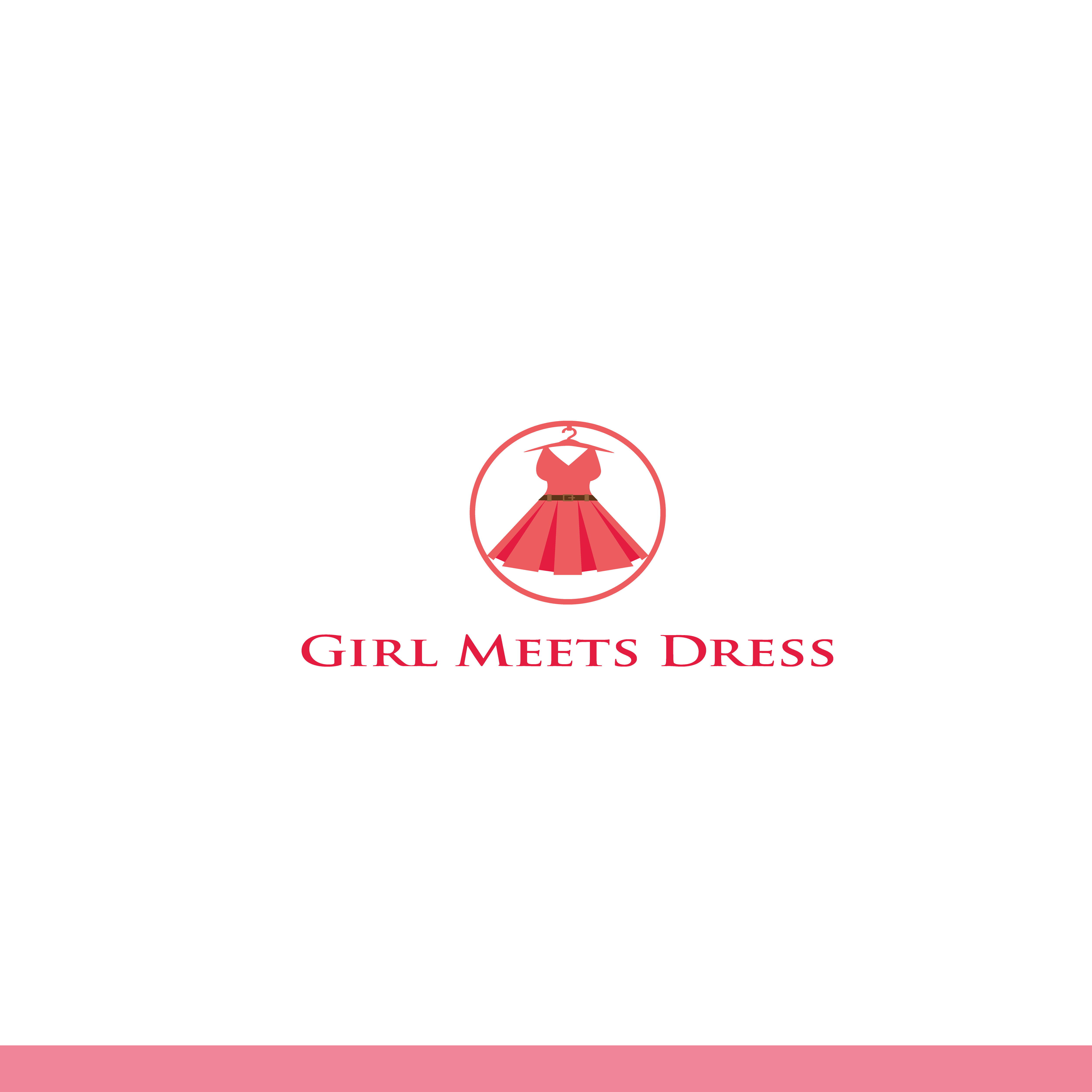 Logo Design by amiofice 2 for Girl Meets Dress | Design #24023972
