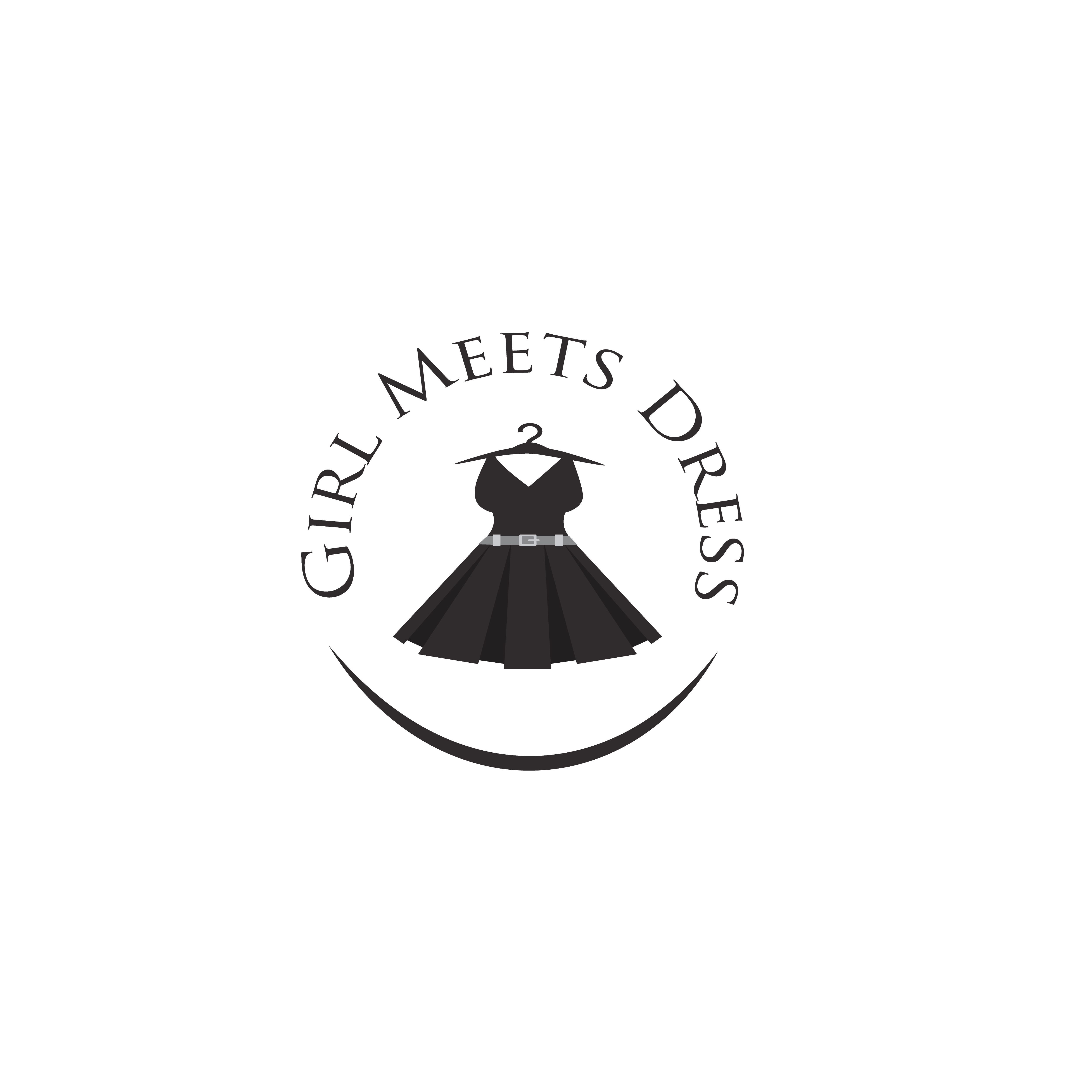 Logo Design by amiofice 2 for Girl Meets Dress | Design #24031754