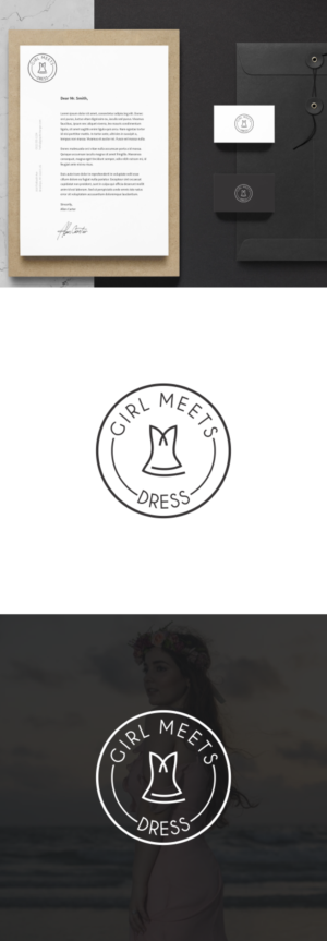 Logo Design by fatiyadesign for Girl Meets Dress | Design: #23999348
