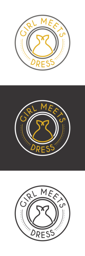 Logo Design by fatiyadesign for Girl Meets Dress | Design: #24007191