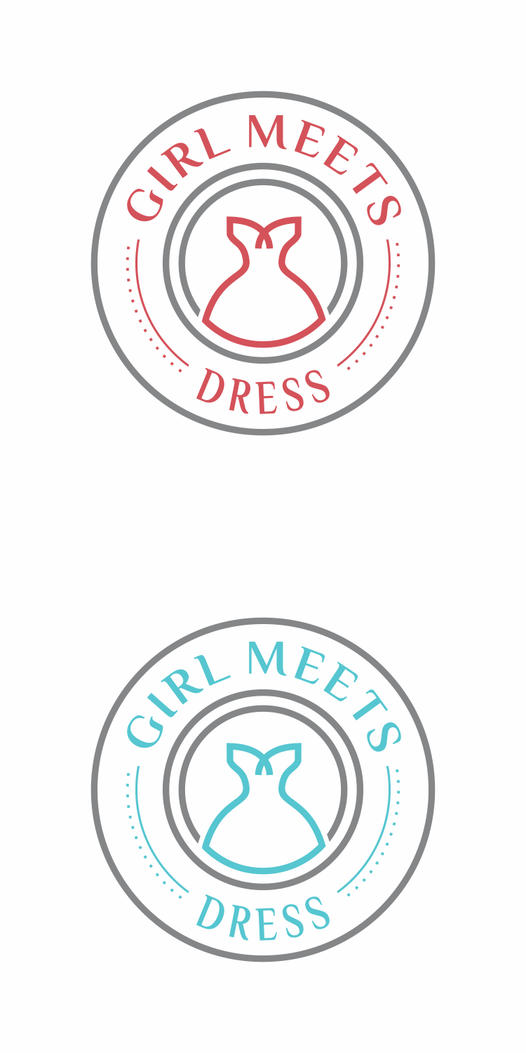 Logo Design by fatiyadesign for Girl Meets Dress | Design #24017426