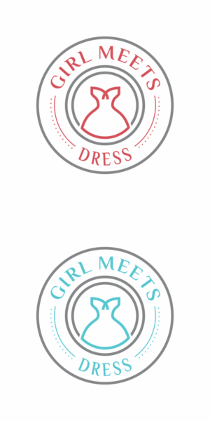 Logo Design by fatiyadesign for Girl Meets Dress | Design: #24017426