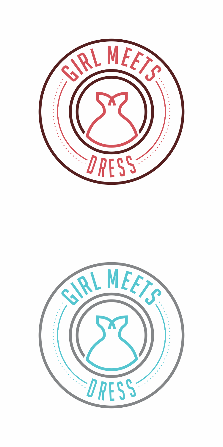 Logo Design by fatiyadesign for Girl Meets Dress | Design #24017427