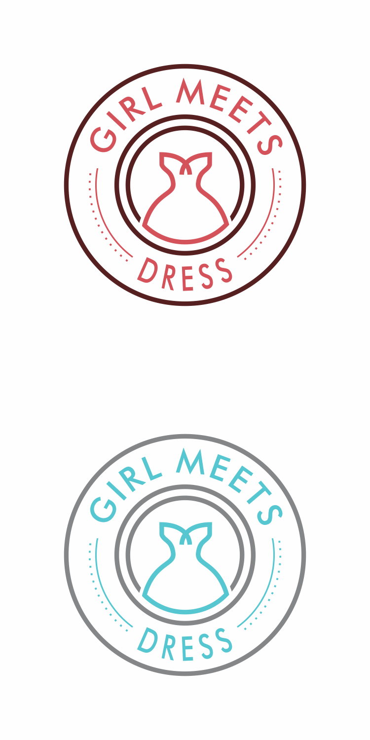 Logo Design by fatiyadesign for Girl Meets Dress | Design #24017428