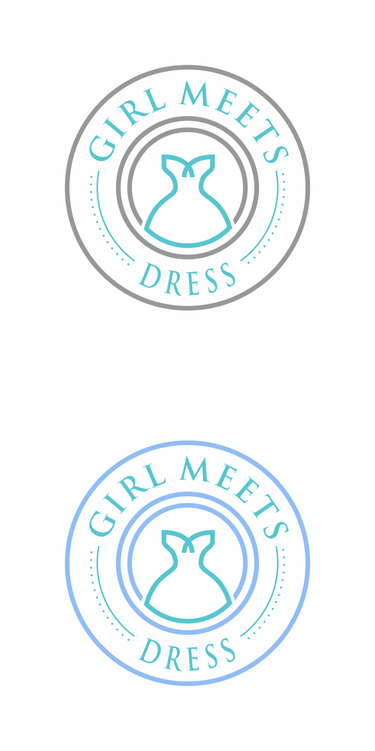 Logo Design by fatiyadesign for Girl Meets Dress | Design #24017429