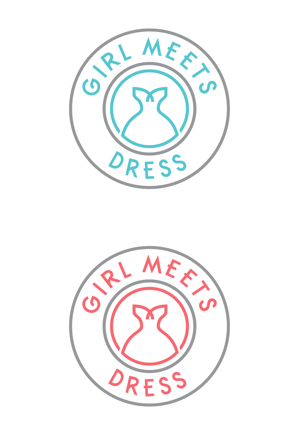 Logo Design by fatiyadesign for Girl Meets Dress | Design #24019708