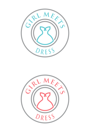 Logo Design by fatiyadesign for Girl Meets Dress | Design: #24019711