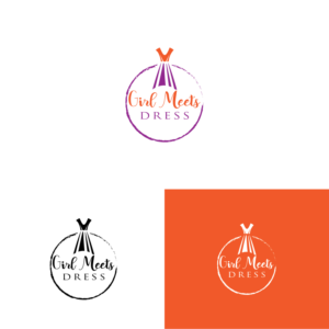 Logo Design by Maxo-Biz for Girl Meets Dress | Design: #24009736