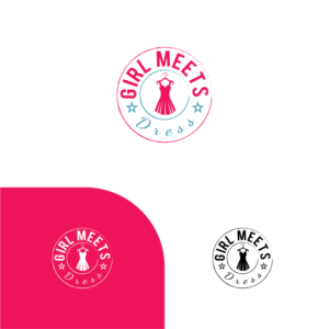Logo Design by Maxo-Biz for Girl Meets Dress | Design: #24009740