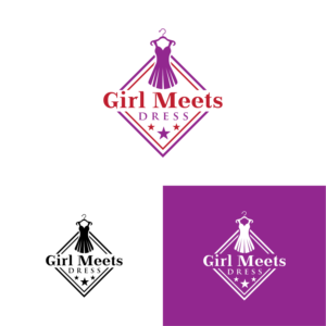 Logo Design by Maxo-Biz for Girl Meets Dress | Design: #24009741
