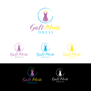 Logo Design by Maxo-Biz for Girl Meets Dress | Design: #24009751