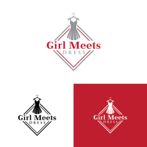 Logo Design by Maxo-Biz for Girl Meets Dress | Design: #24020077