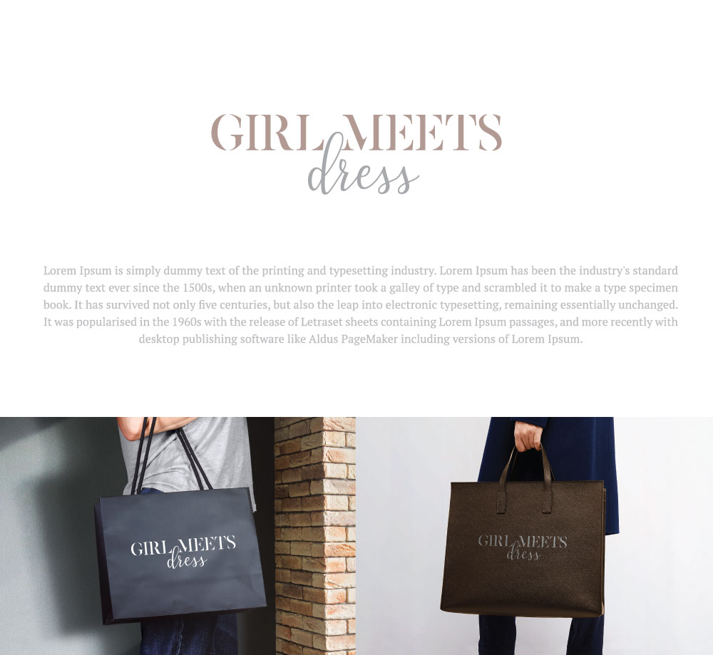 Diseño de Logo por R.design para Girl Meets Dress | Diseño #23998442