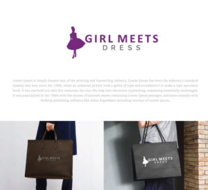 Logo Design by R.design for Girl Meets Dress | Design: #24003511