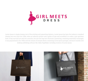 Logo Design by R.design for Girl Meets Dress | Design: #24003529