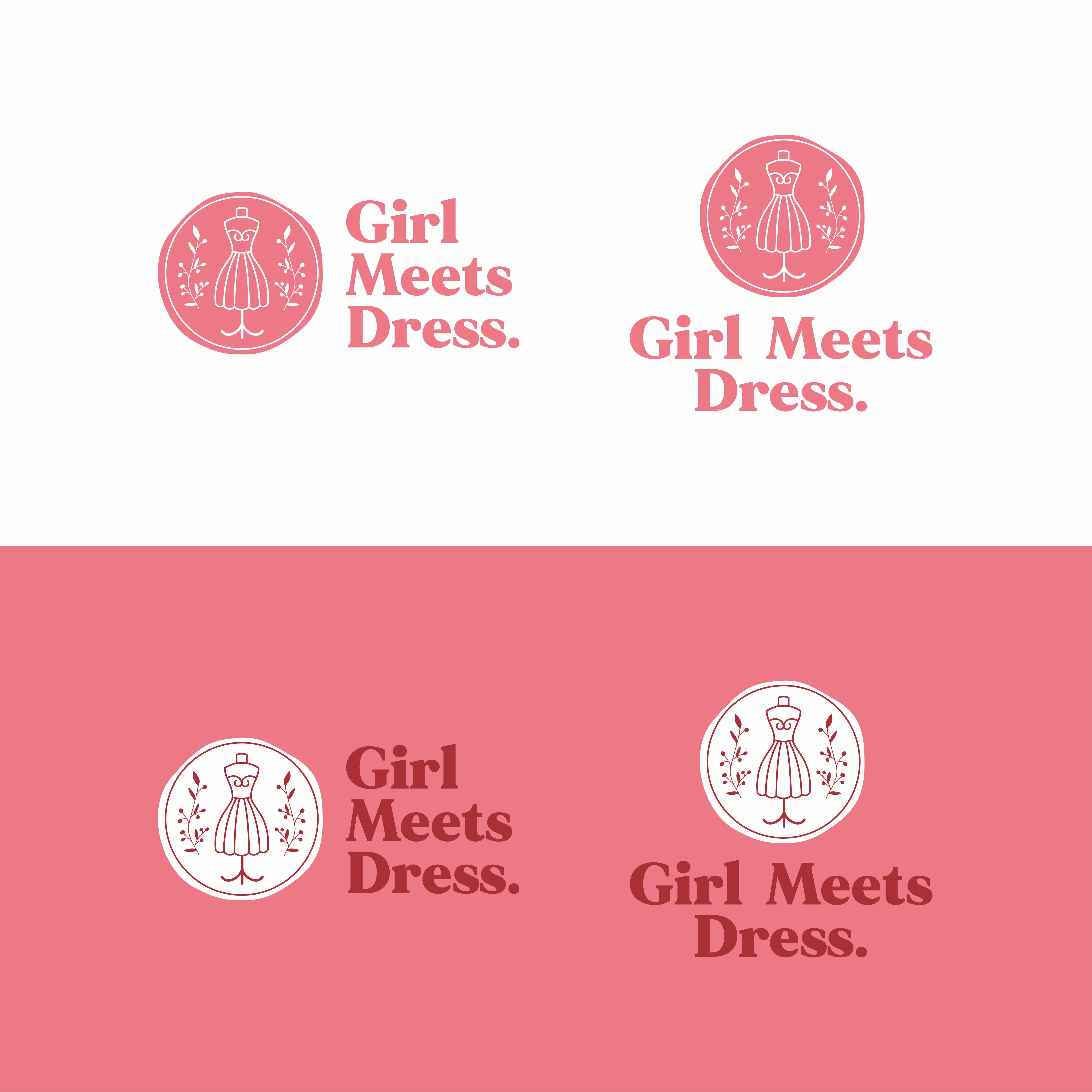 Logo Design by TULITU Stud. for Girl Meets Dress | Design #24029546