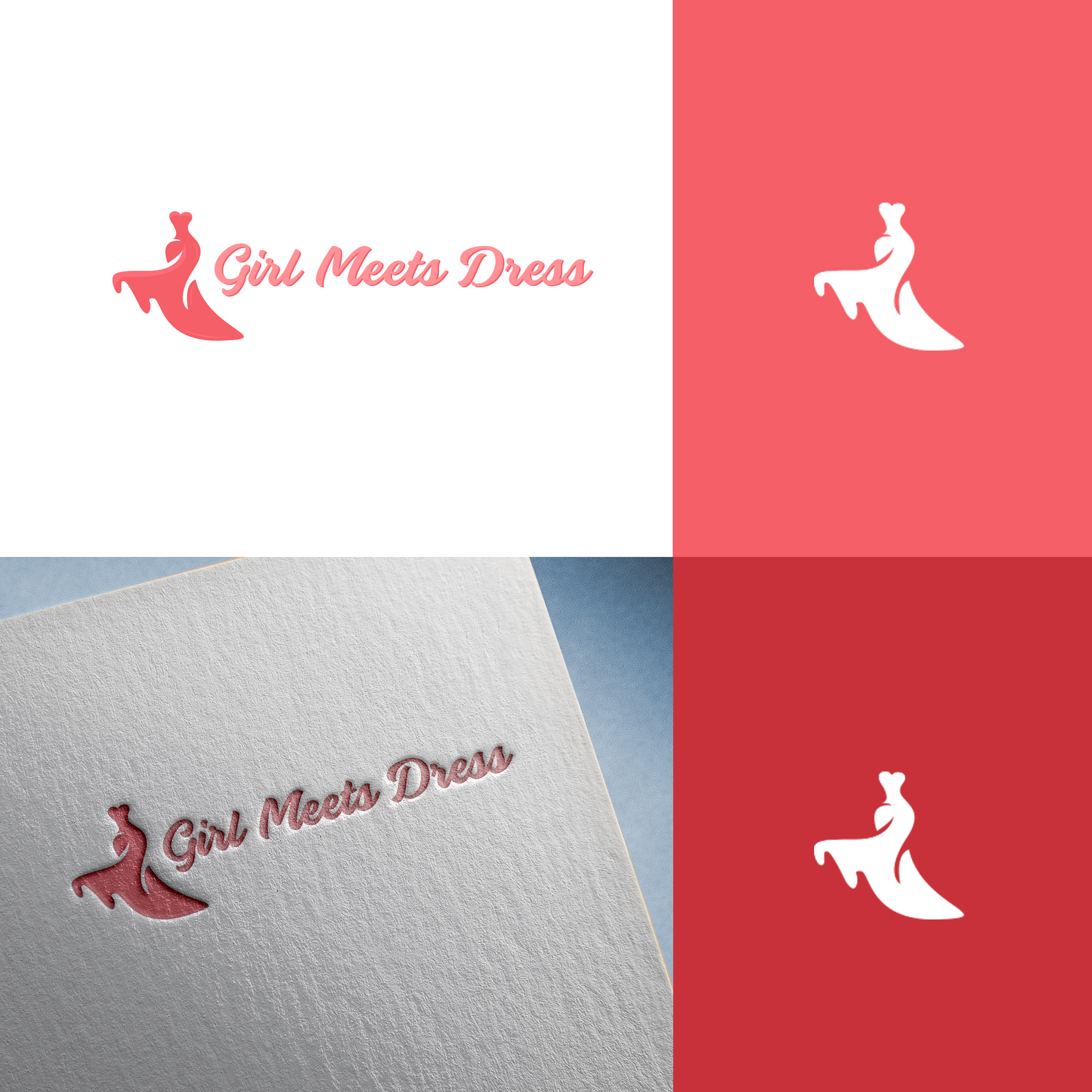 Logo Design by MarkazAlrusumatOfficial for Girl Meets Dress | Design #24031146