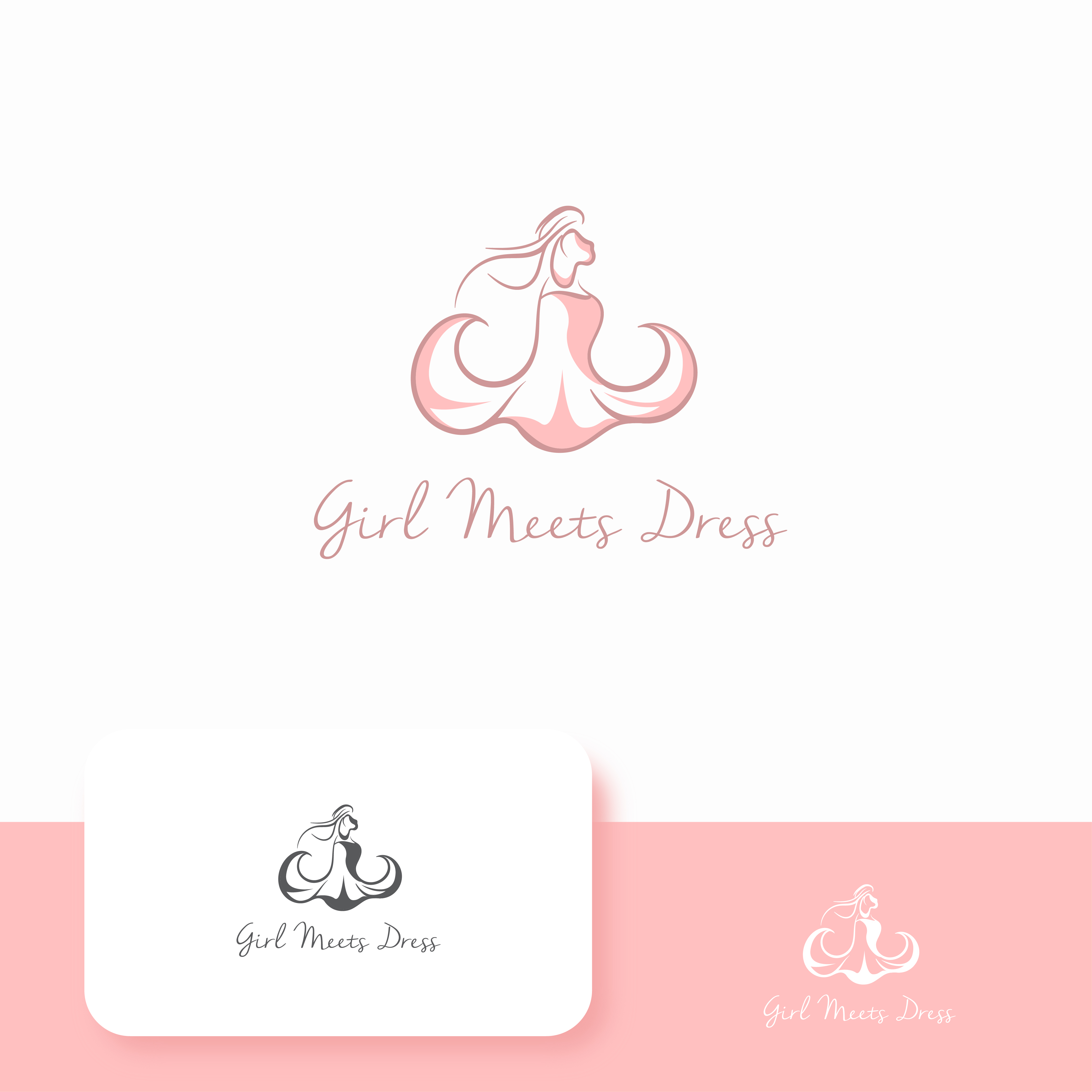 Logo Design by SABRID for Girl Meets Dress | Design #24009383