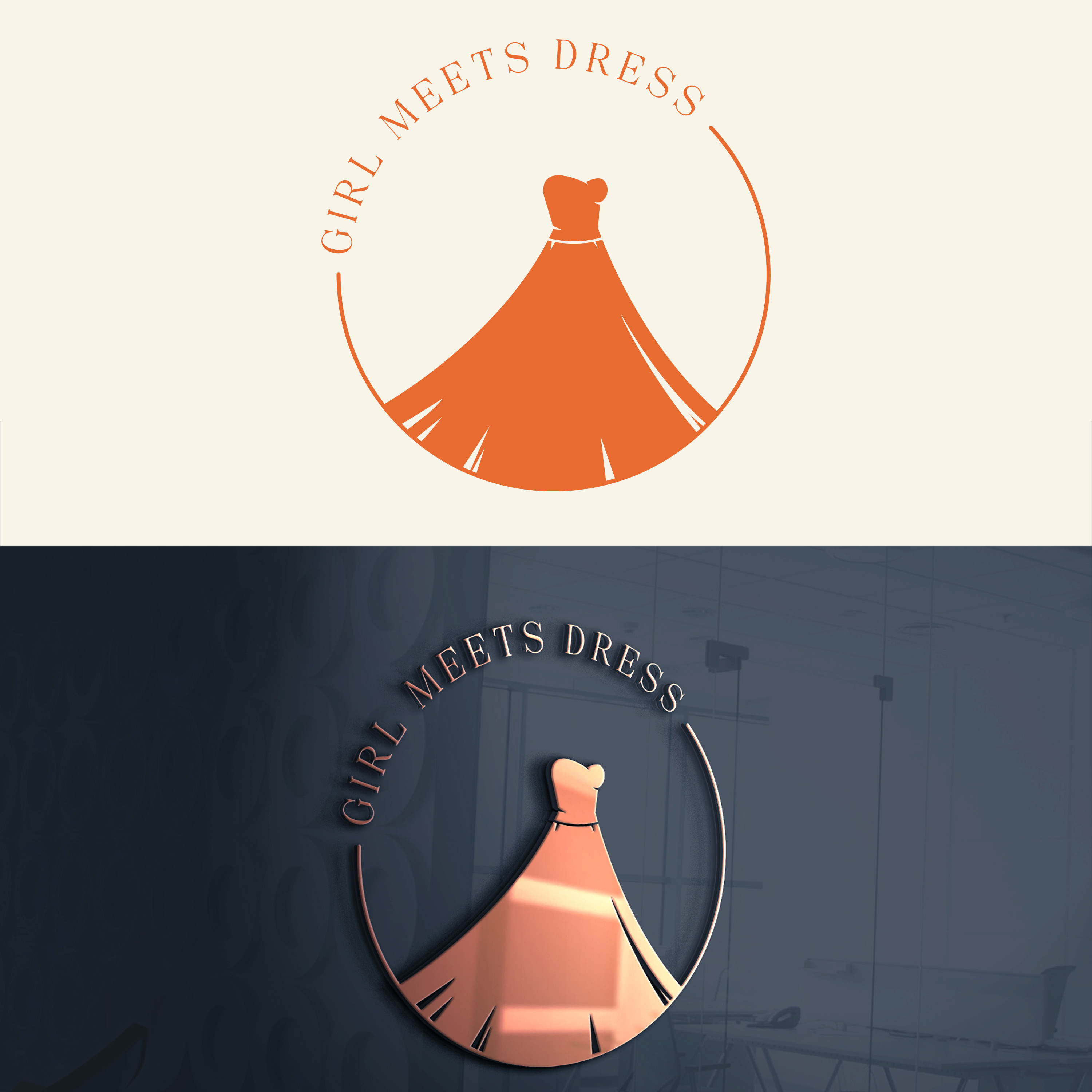 Logo Design by artcynical for Girl Meets Dress | Design #24000842