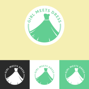 Logo Design by artcynical for Girl Meets Dress | Design: #24002961