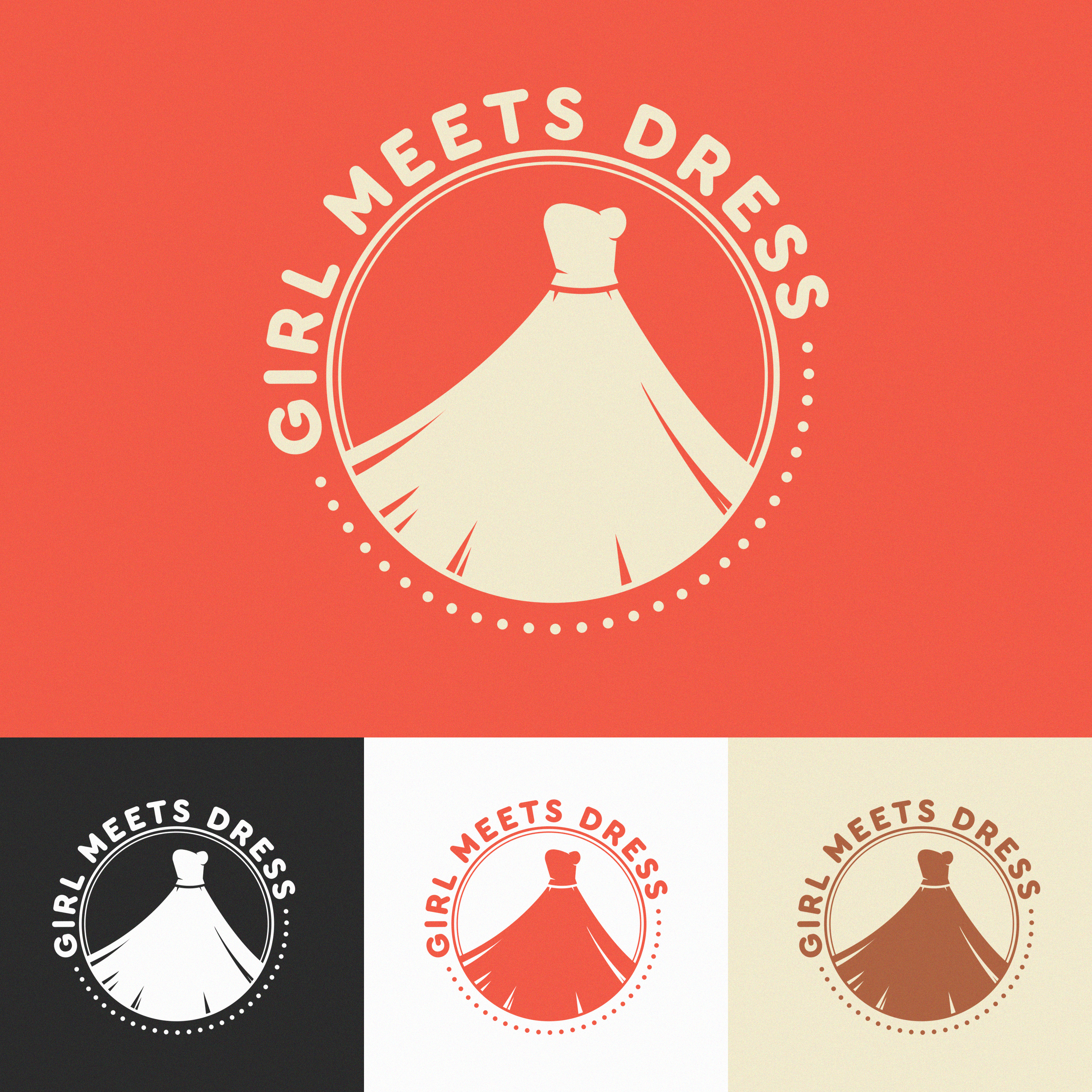 Logo Design by artcynical for Girl Meets Dress | Design #24003534