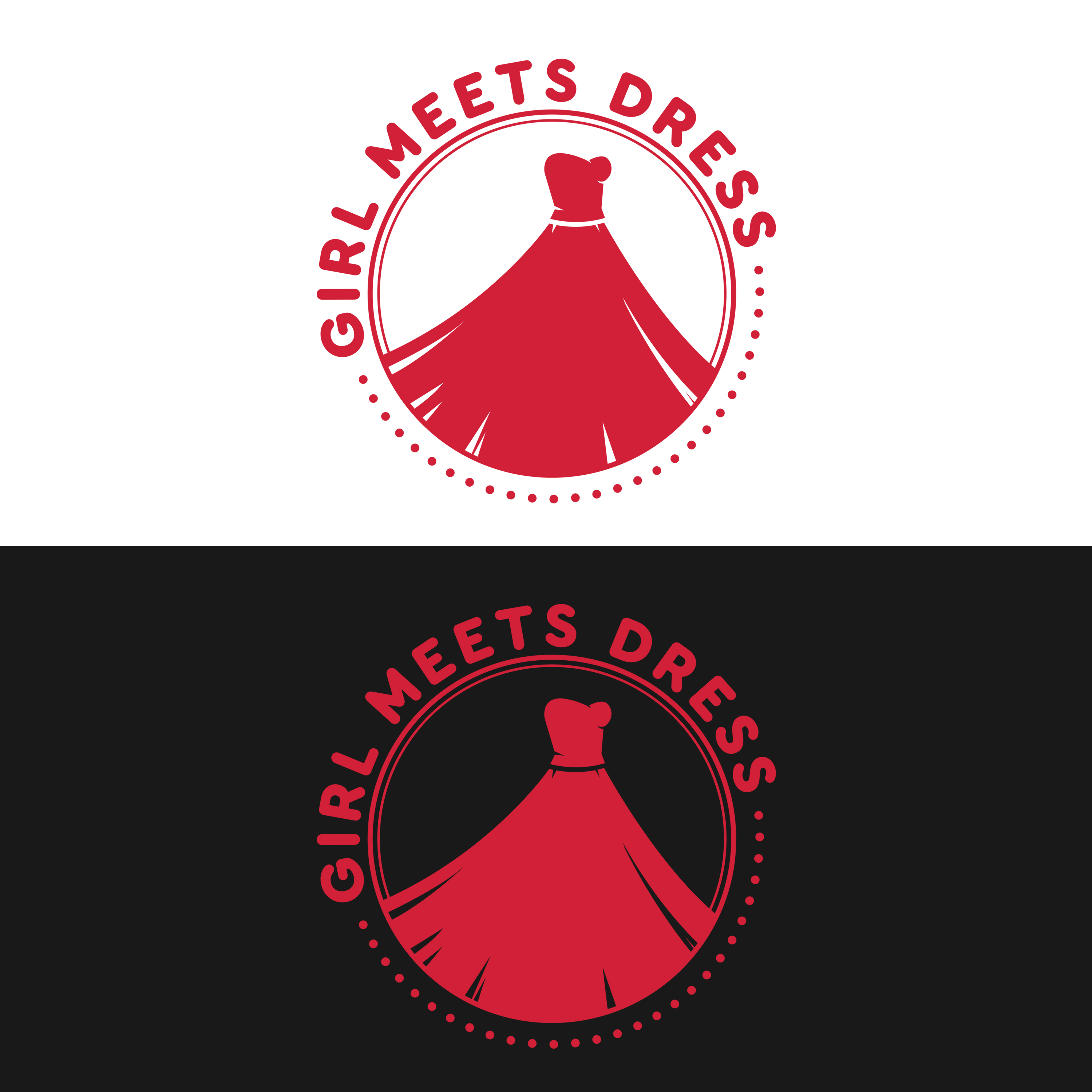 Logo Design by artcynical for Girl Meets Dress | Design #24003843