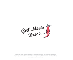 Logo Design by topper_design for Girl Meets Dress | Design: #24018850