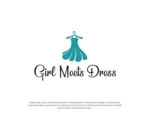 Logo Design by topper_design for Girl Meets Dress | Design: #24060755
