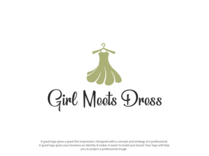 Logo Design by topper_design for Girl Meets Dress | Design: #24060796
