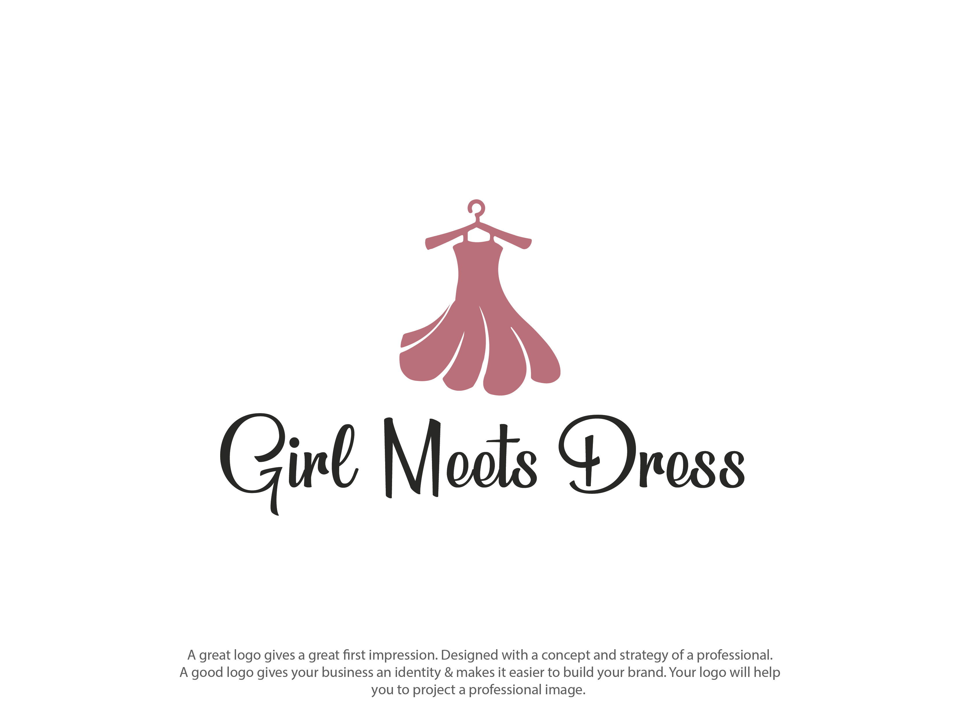 Logo-Design von topper_design für Girl Meets Dress | Design #24060810