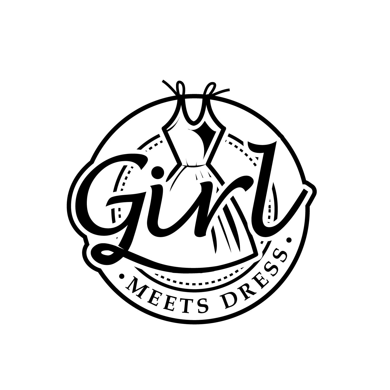 Logo Design by geni for Girl Meets Dress | Design #24051367