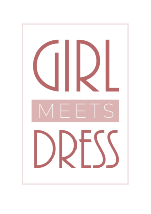 Logo Design by 10fivedesign for Girl Meets Dress | Design: #24015764