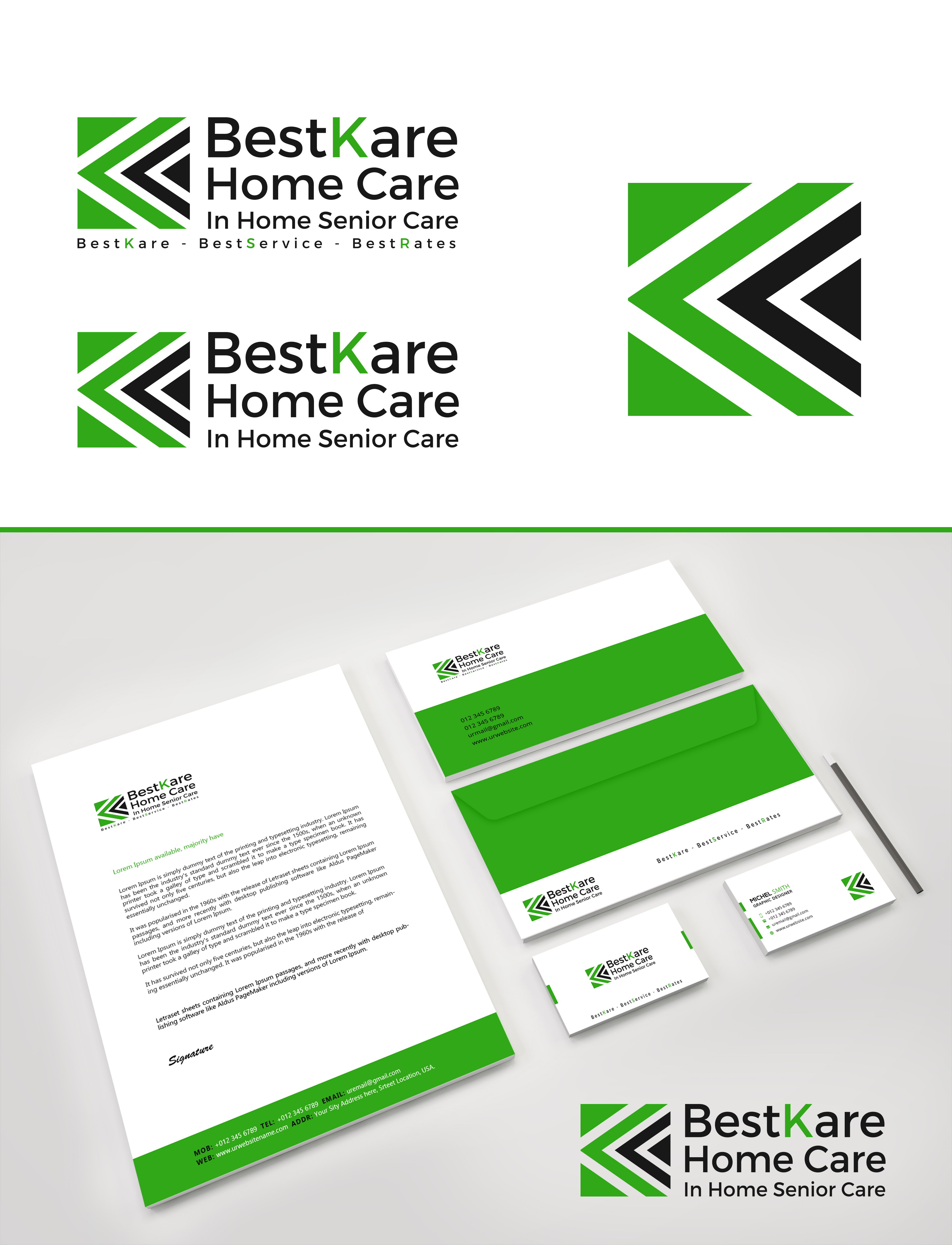 Logo Design by Mustakim for BestKare Home Care | Design #24022977