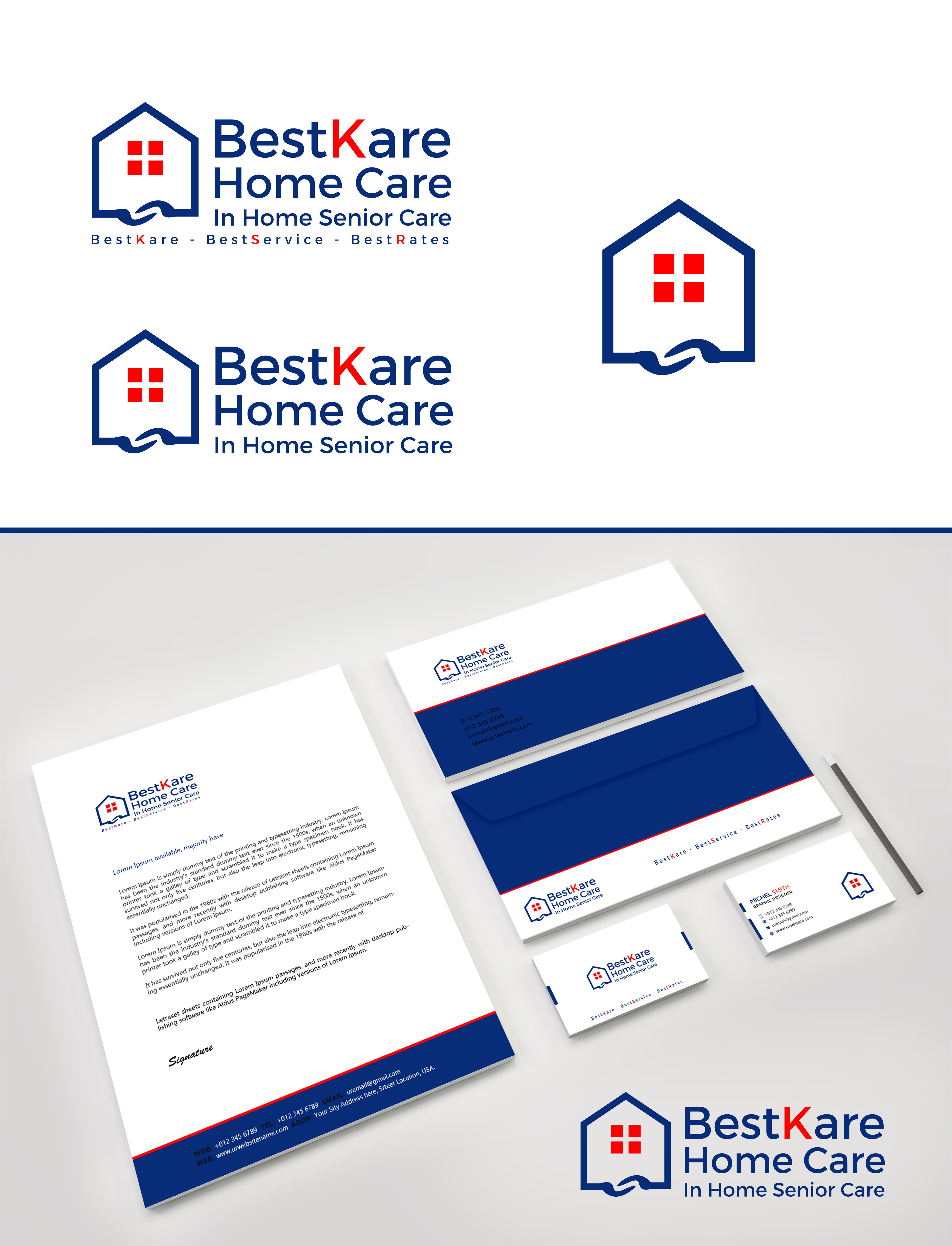 Logo Design by Mustakim for BestKare Home Care | Design #24026145