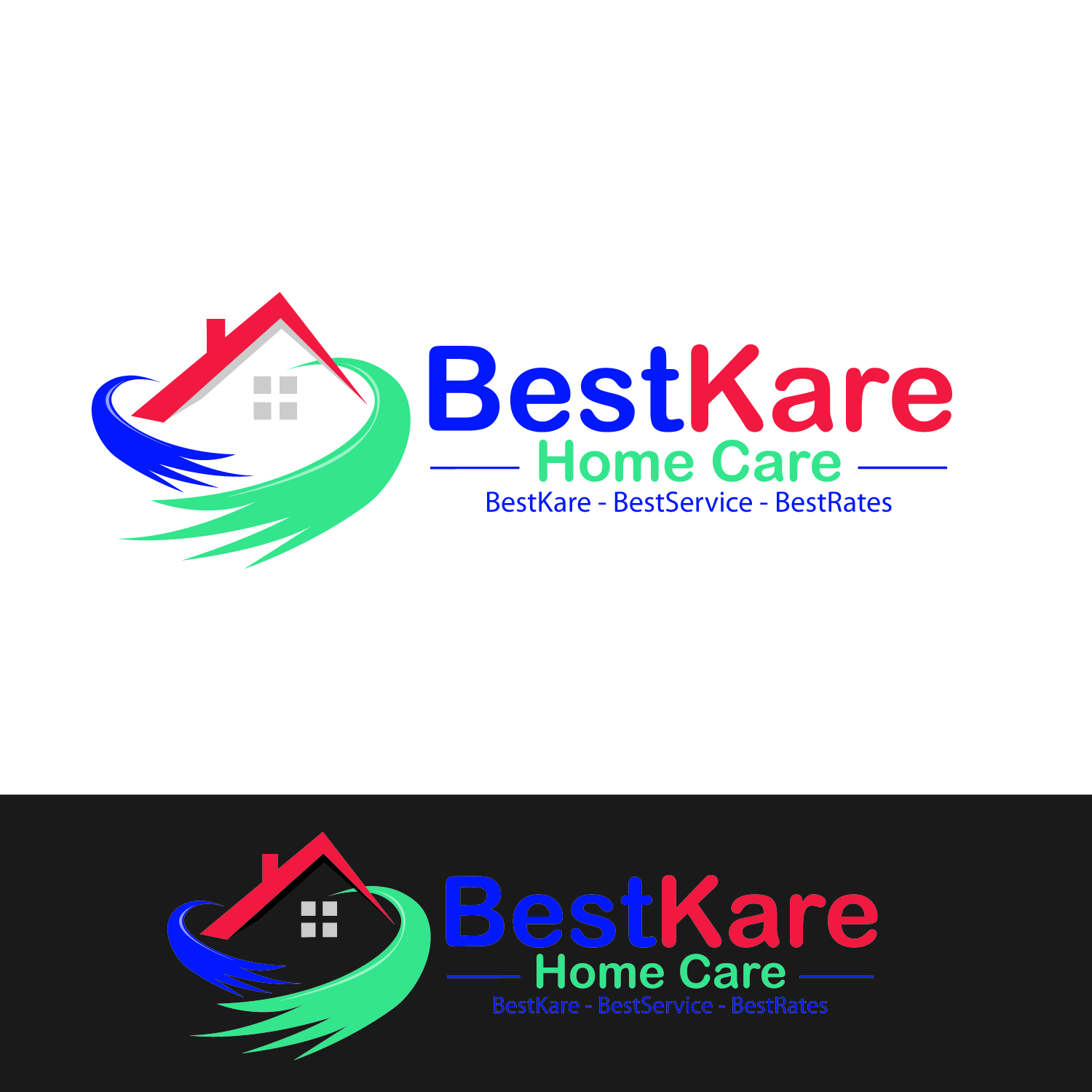 Logo Design by GODDREAMCREATION for BestKare Home Care | Design #24033611