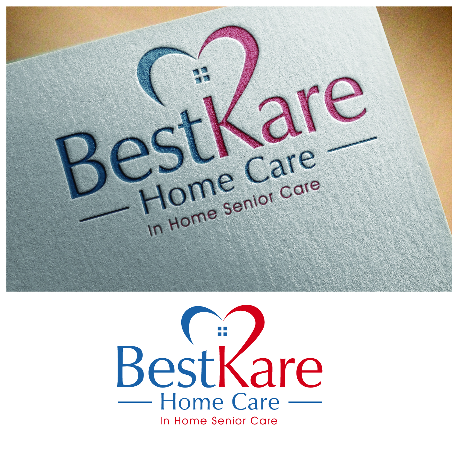 Logo Design by GODDREAMCREATION for BestKare Home Care | Design #24057935