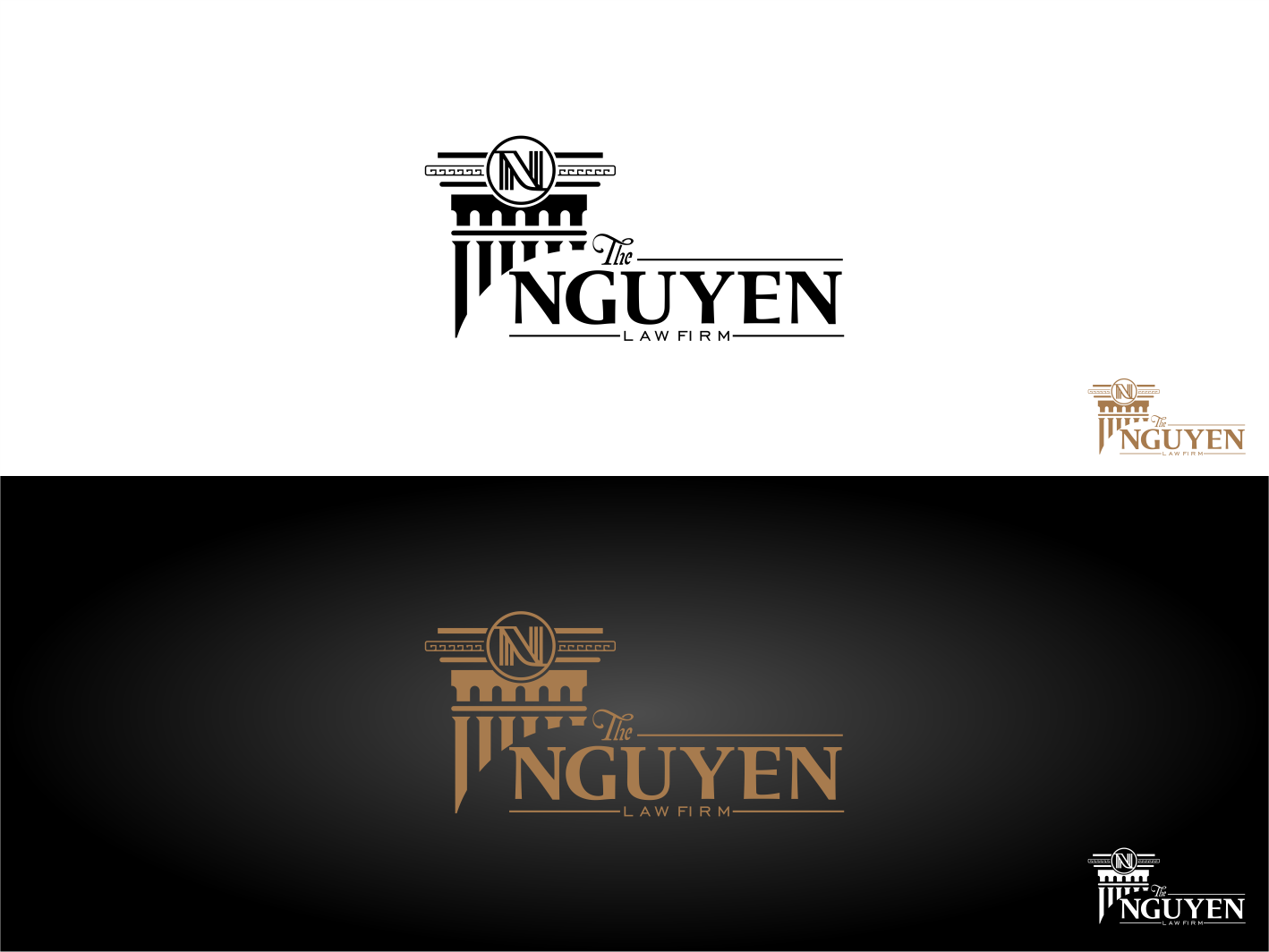 Logo Design by Tony Bishop for The Nguyen Law Firm | Design #24018556