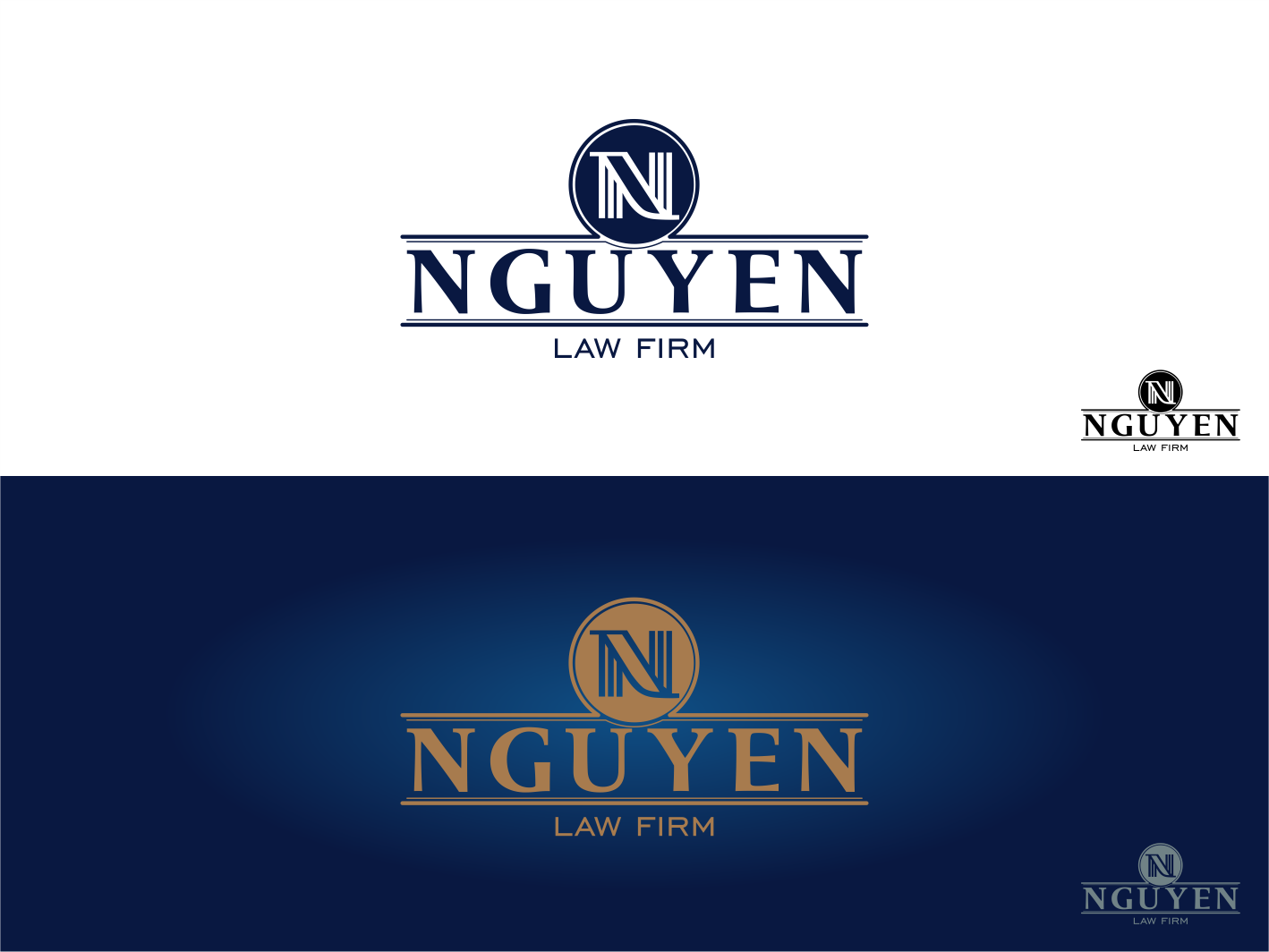 Logo Design by Tony Bishop for The Nguyen Law Firm | Design #24019673