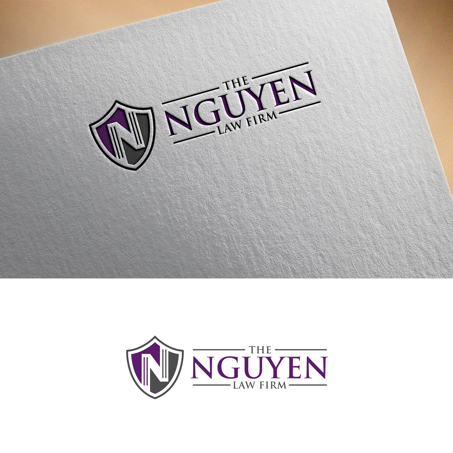 Logo Design by MG.graphics for The Nguyen Law Firm | Design #24024428