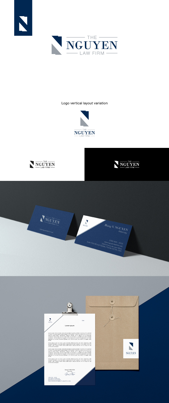 Logo Design by Deceneu for The Nguyen Law Firm | Design #24029112